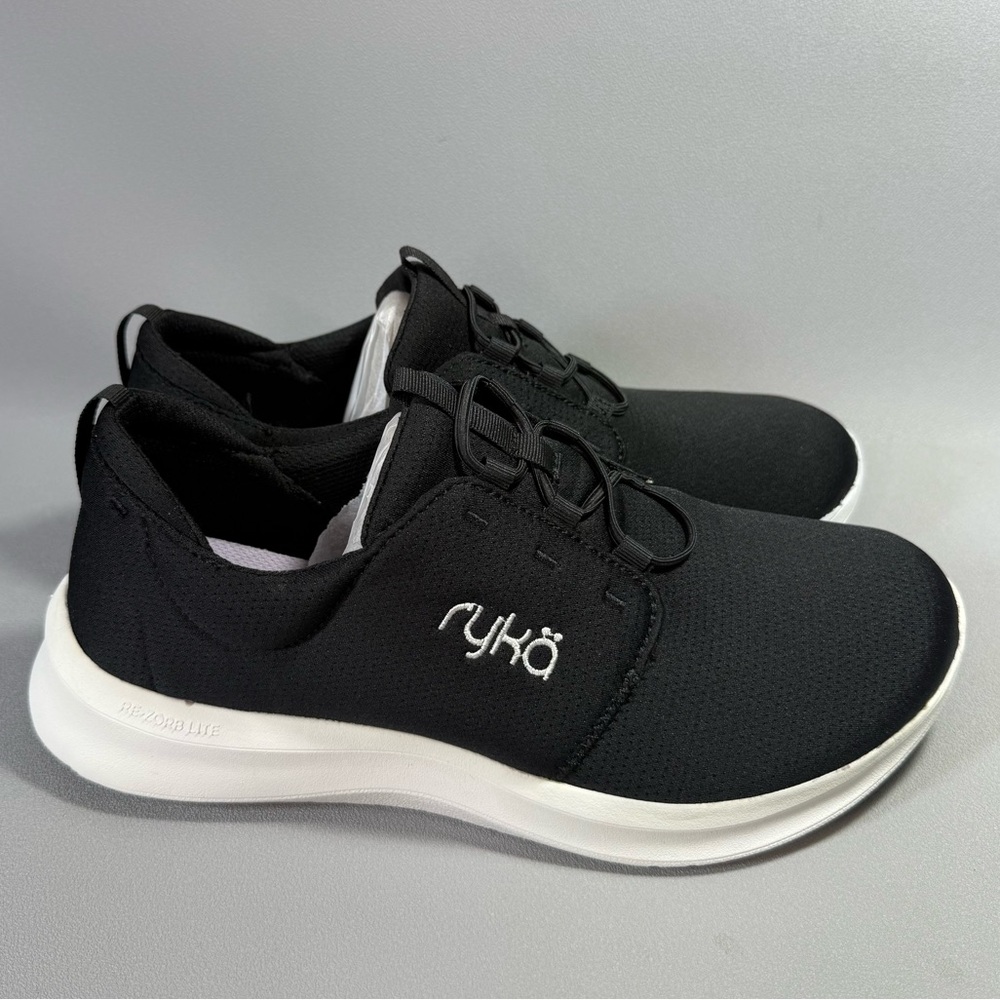 Ryka Ryka Renew Recovery Black Slip-On Bungee Athletic Sneakers - Picture 4 of 12